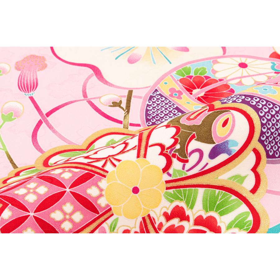 SOUBIEN（創美苑） 産着 女 女の子 販売 初着 桃色 ピンク 梅 雪輪