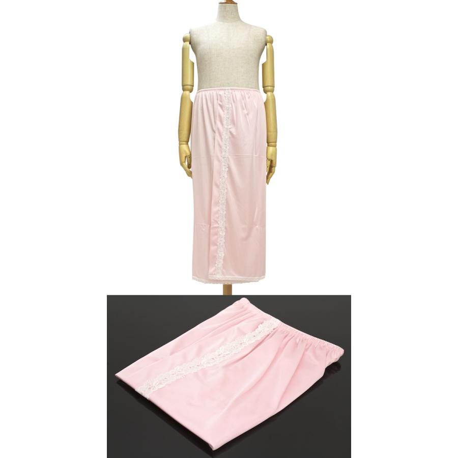 着物 裾よけ 裾除け 和装下着 スカート式裾避け ピンク 和装小物 着付け小物｜soubien｜02