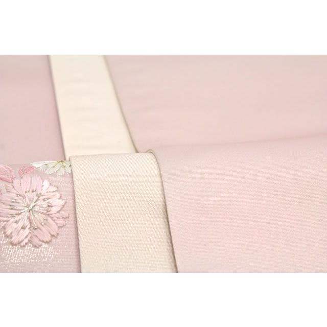 袋帯 訳あり 未仕立て ベビーピンク 桜 花丸紋 おび弘謹製 西陣 証紙