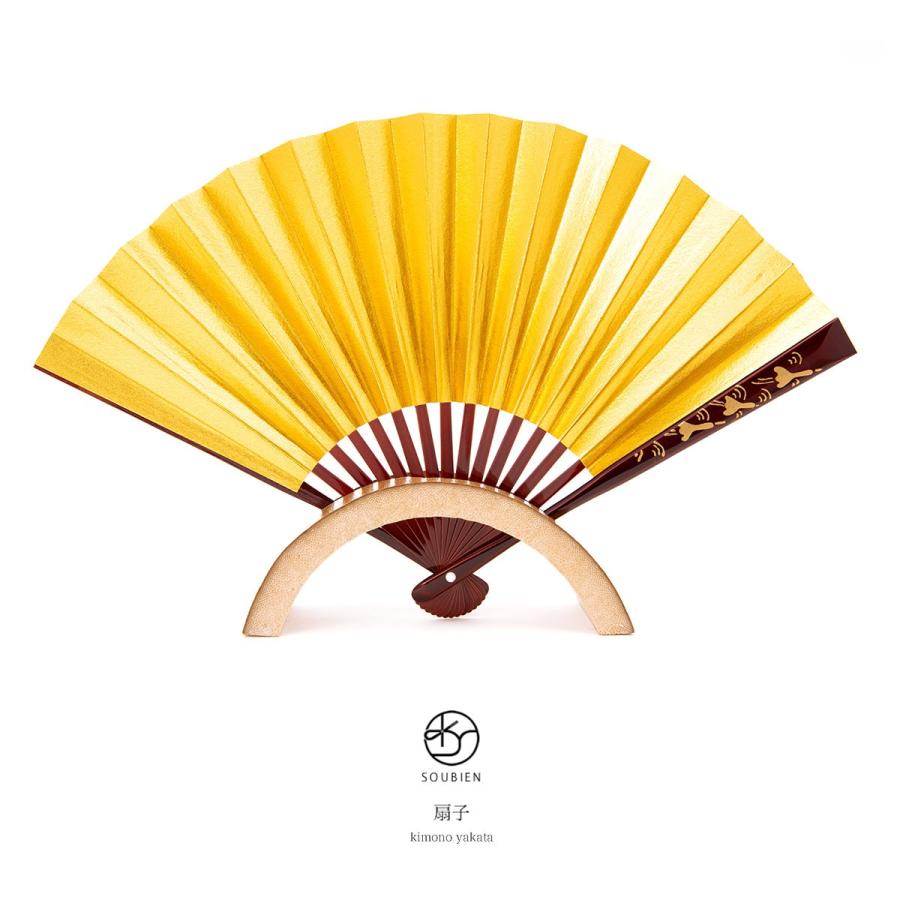 扇子 女性用扇子 着物 鶴柄 金 銀 留袖 末広 レディース せんす 母の日 Wasou116z I16 3051 きもの館 創美苑 通販 Yahoo ショッピング