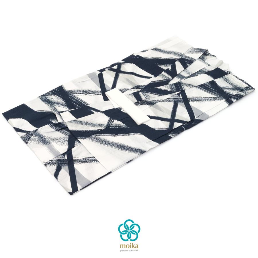 格安 浴衣 子供 男の子 単品 古典 レトロ キッズ Moika 紺 白 墨 線 幾何学 モダン 綿 変わり織り 夏祭り 男児 仕立て上がり 春夏新色 Iniciatupyme Cl