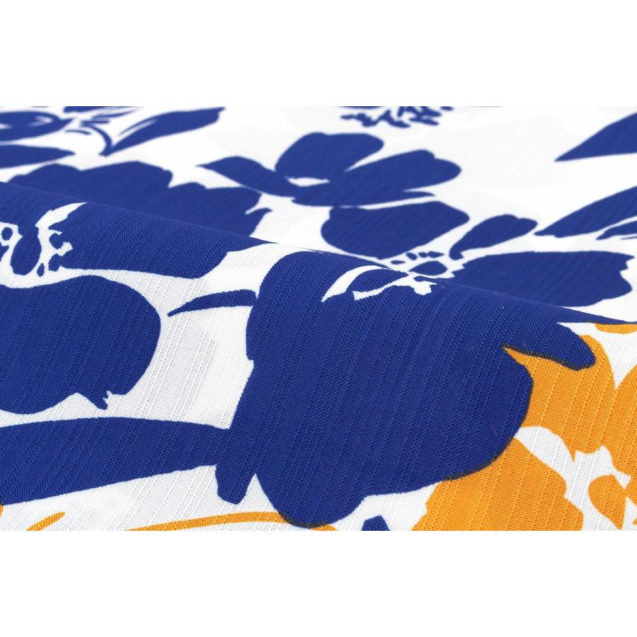 SOUBIEN（創美苑） 浴衣 レディース ホワイト 白 ブルー 青 オレンジ