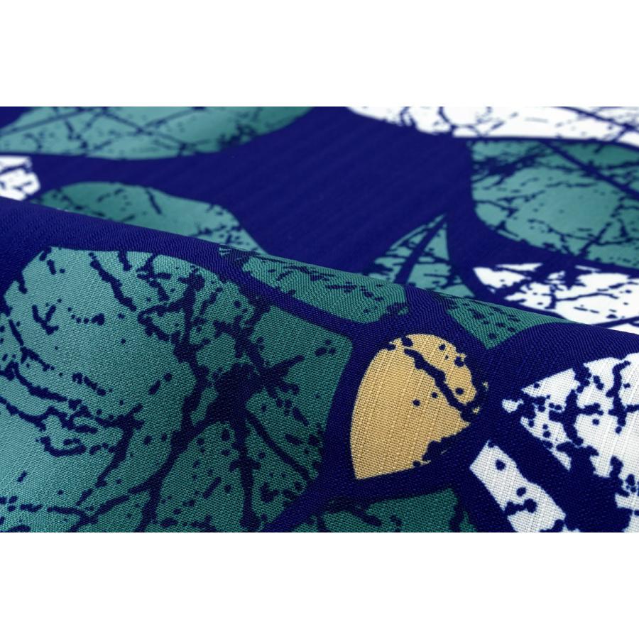 SOUBIEN（創美苑） 浴衣 レディース ブルー 青系 緑 山法師 やまぼうし