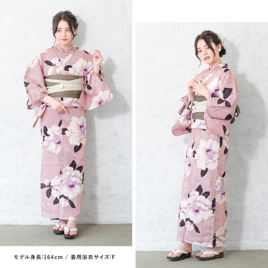 bonheur saisons（ボヌールセゾン） 浴衣 セット レディース 浴衣