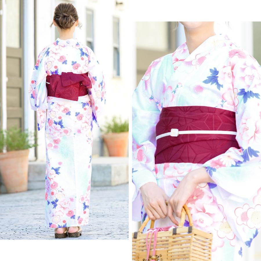 SOUBIEN（創美苑） 浴衣 セット レディース 浴衣セット 大人 F 帯 夏 2