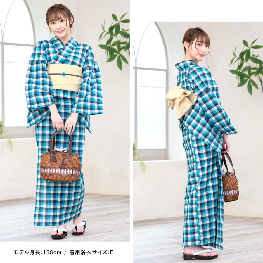 SOUBIEN（創美苑） 浴衣 セット レディース 浴衣セット 大人 F 帯 夏 2