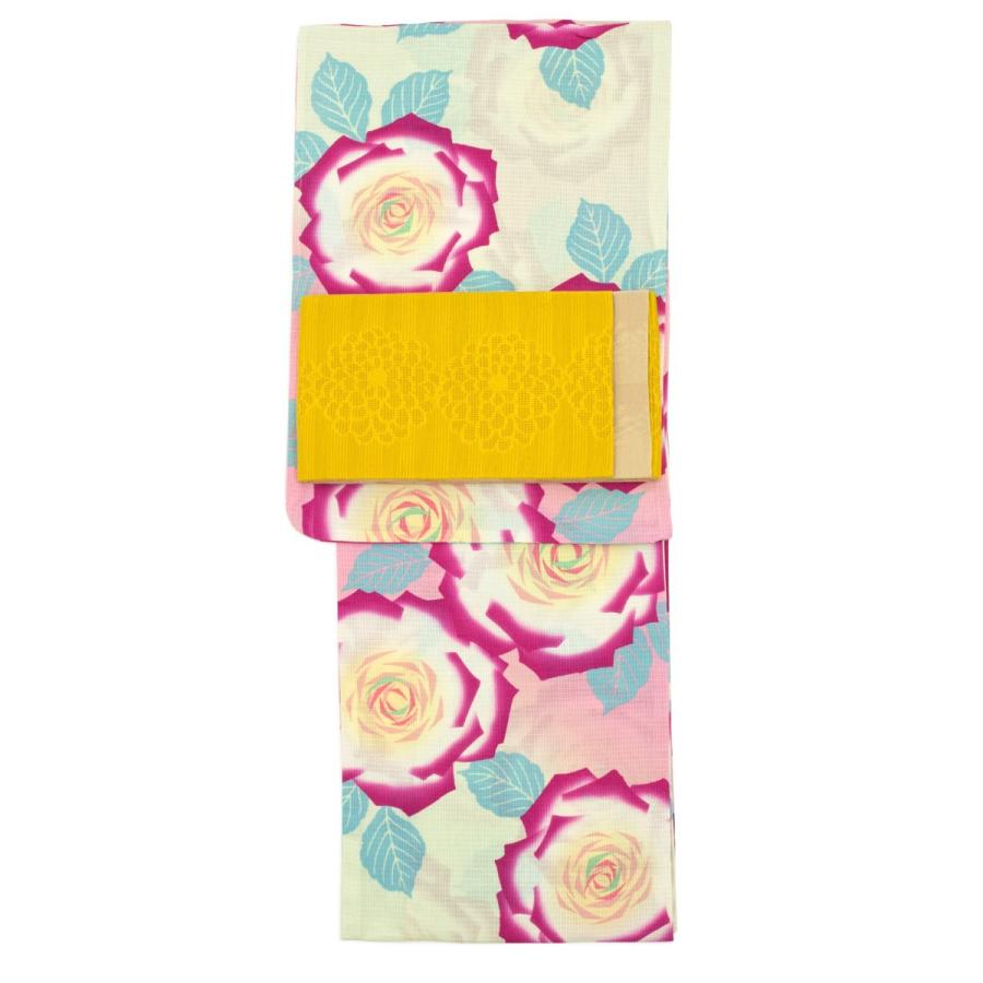 浴衣 セット レディース 浴衣セット 大人 F 帯 夏 3点セット 玉城