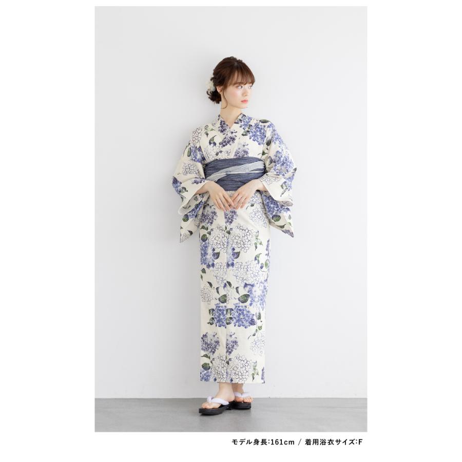 ガーベラ浴衣セット　兵児帯　グレー　ブルー　ホワイト ネイビー 大人花柄 ガーベラ浴衣セット[tu1495] | レディースファッション通販の