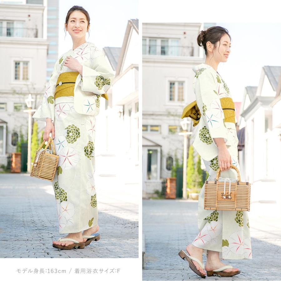 【美品】レオナール 七分袖/ 夏の芙蓉と朝顔柄　美品 正統派古典 白/赤 御所車柄/牡丹柄 吉澤織物/最高級金彩手描友禅