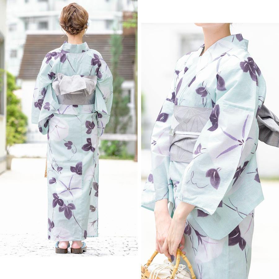 bonheur saisons 浴衣 レディース セット 作り帯 レトロ 浴衣