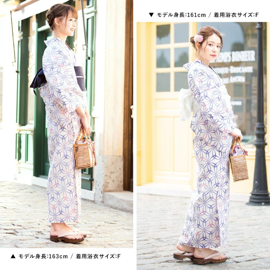 bonheur saisons（ボヌールセゾン） 浴衣 レディース セット 浴衣