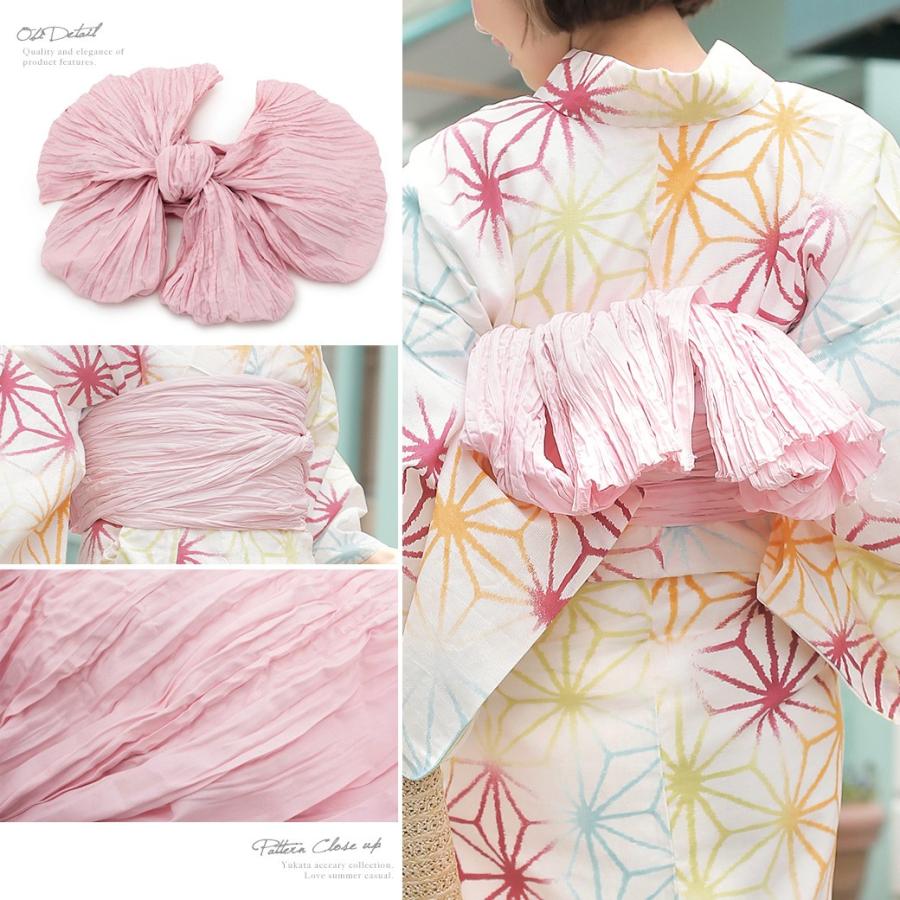 SOUBIEN 浴衣 レディース 3点セット （浴衣/兵児帯/下駄