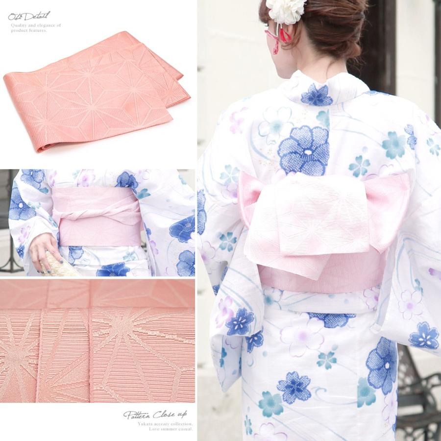 SOUBIEN 浴衣 レディース 3点セット （浴衣/半幅帯/下駄