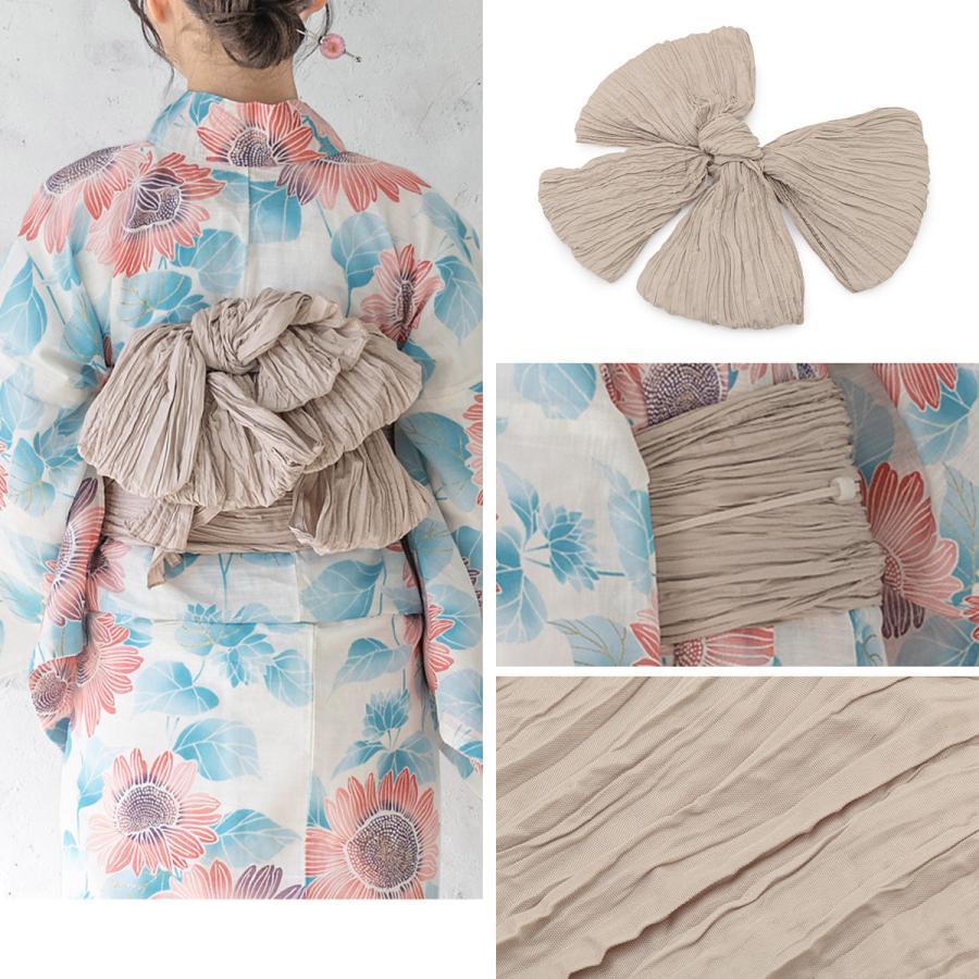 向日葵模様　浴衣　SD〜SD16 ソレイユ　ボークス　団扇 ボークス公式 ドルフィーオンラインストア