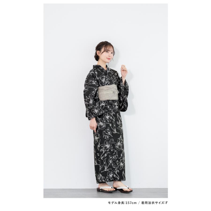 ポピー　コクリコ　虞美人草　 セオαのようなサラサラ素材 クールパス 浴衣　新品 s3-ykt10071w_1.jpg