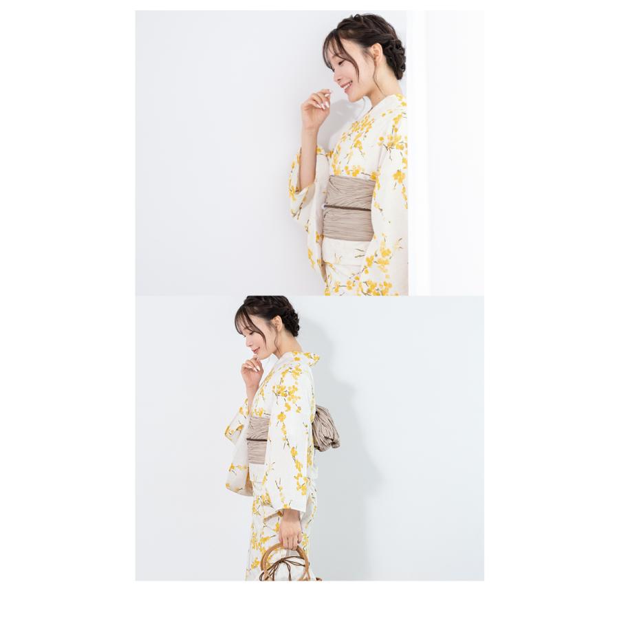 SOUBIEN（創美苑） 浴衣 セット レディース 浴衣セット 兵児帯大人 3点