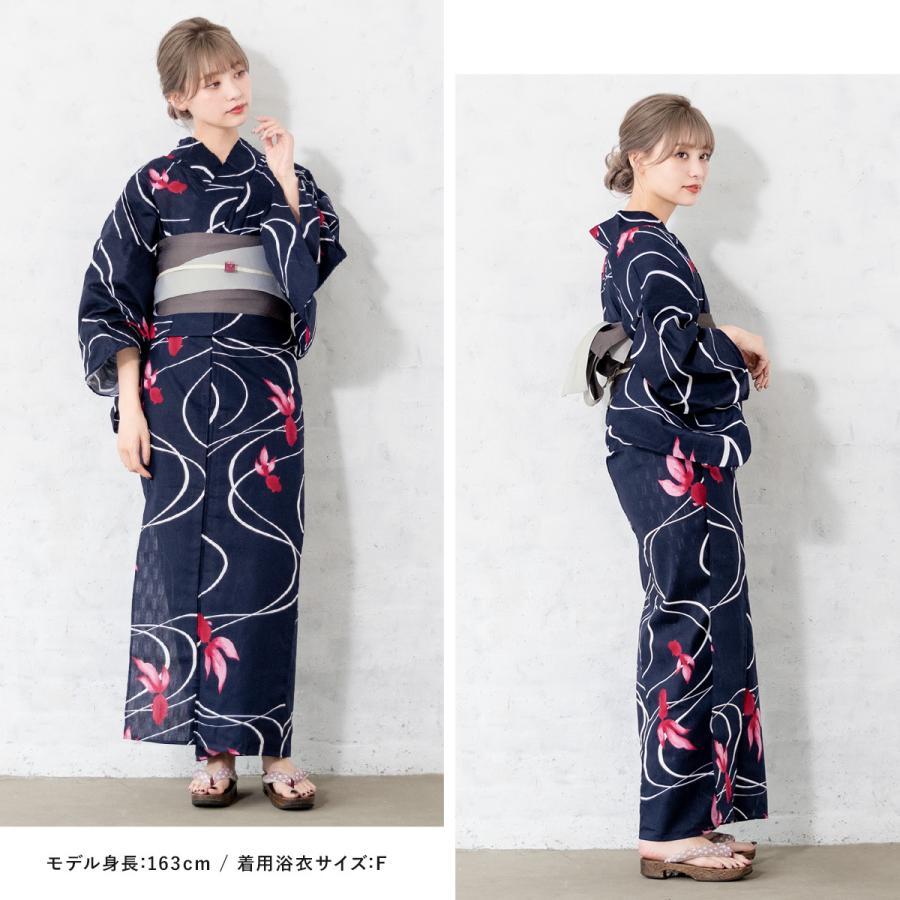 bonheur saisons（ボヌールセゾン） 浴衣 レディース セット 浴衣