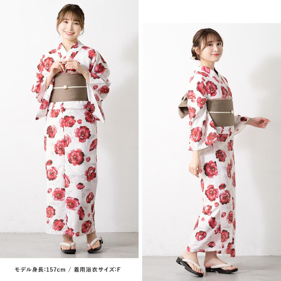 SOUBIEN（創美苑） 浴衣 レディース セット 浴衣セット 半幅帯 大人 3