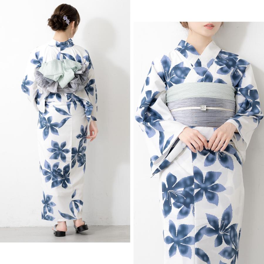 新品浴衣+帯3本セット 楽天市場】浴衣 セット 作り帯 三点セットの通販