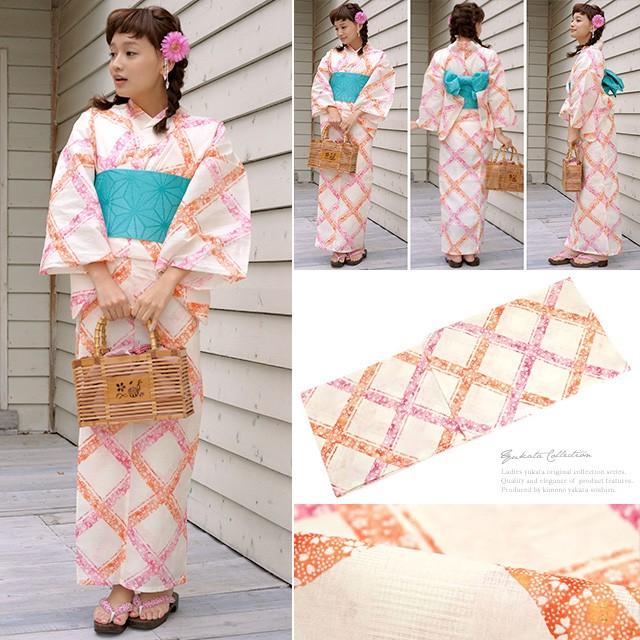 Ryuyu 浴衣3点セット 浴衣・帯・下駄 浴衣 セット レディース ゆかた
