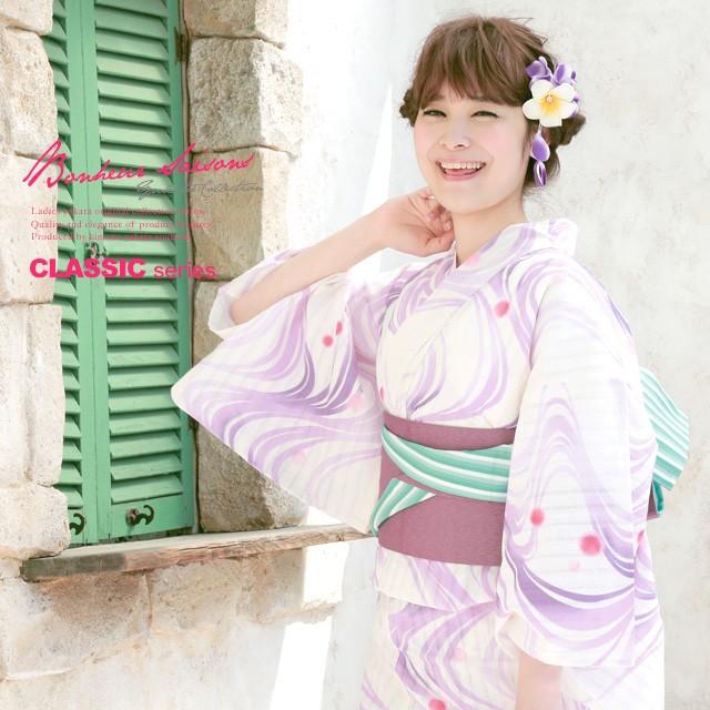 浴衣ジェンヌ 浴衣5点セット 黒×白 矢絣 矢羽 半幅帯 下駄 赤 グレー