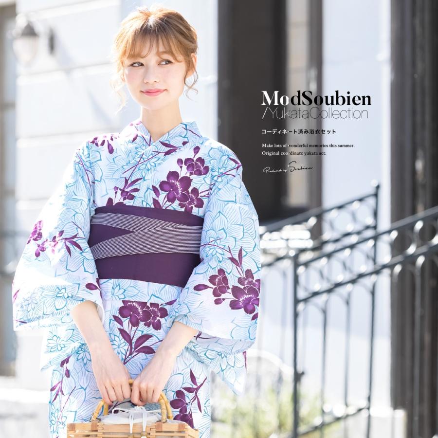 SALE／90%OFF】【SALE／90%OFF】綿絽 浴衣3点セット ゆかた 夏着物