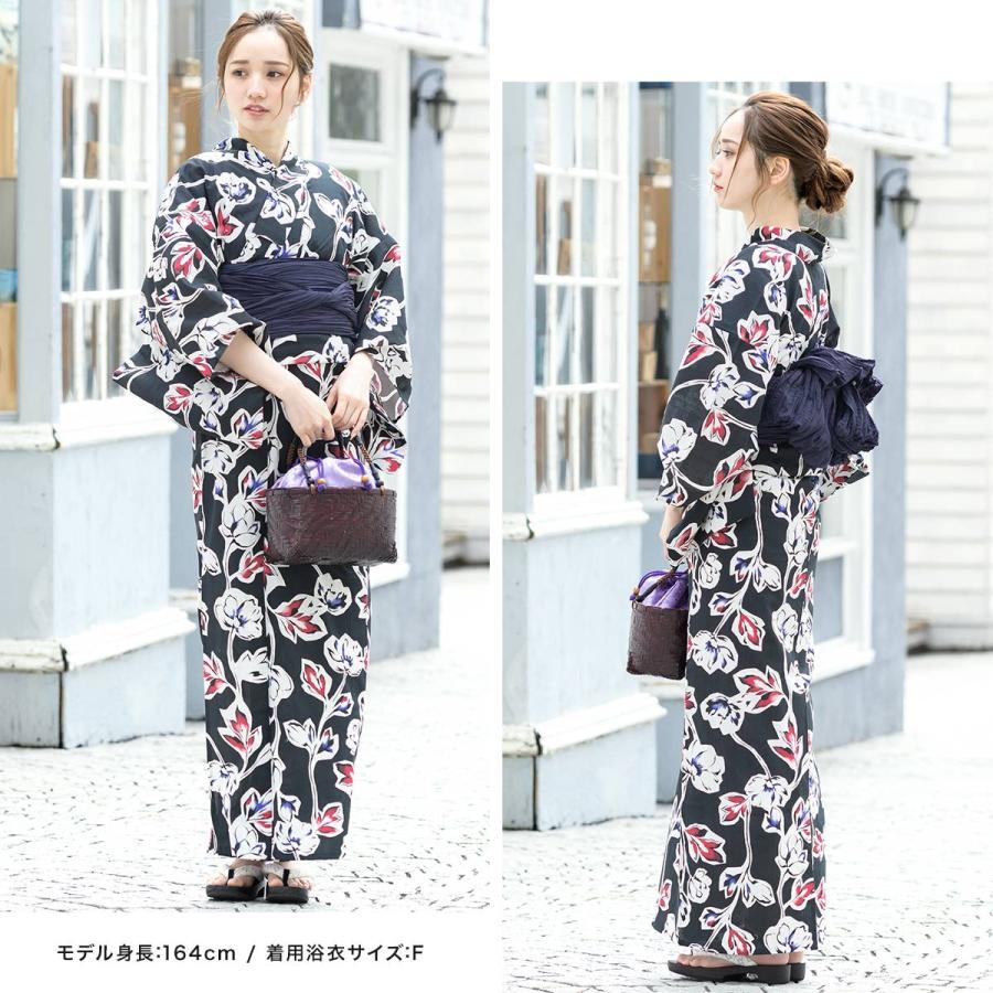 SOUBIEN（創美苑） 浴衣 レディース セット レトロ 浴衣セット 大人 3