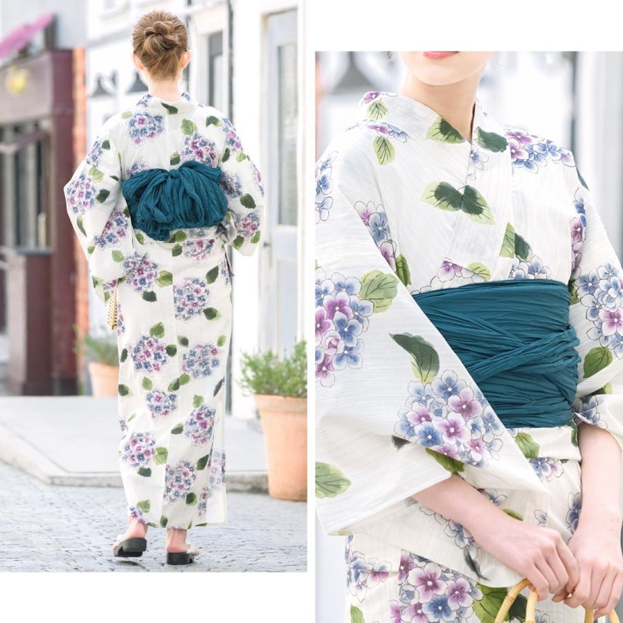 浴衣 レディース セット レトロ 浴衣セット 大人 3点セット クリーム系