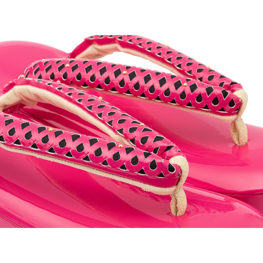 SOUBIEN（創美苑） 草履 成人式 レディース 厚底 振袖 fussa ピンク