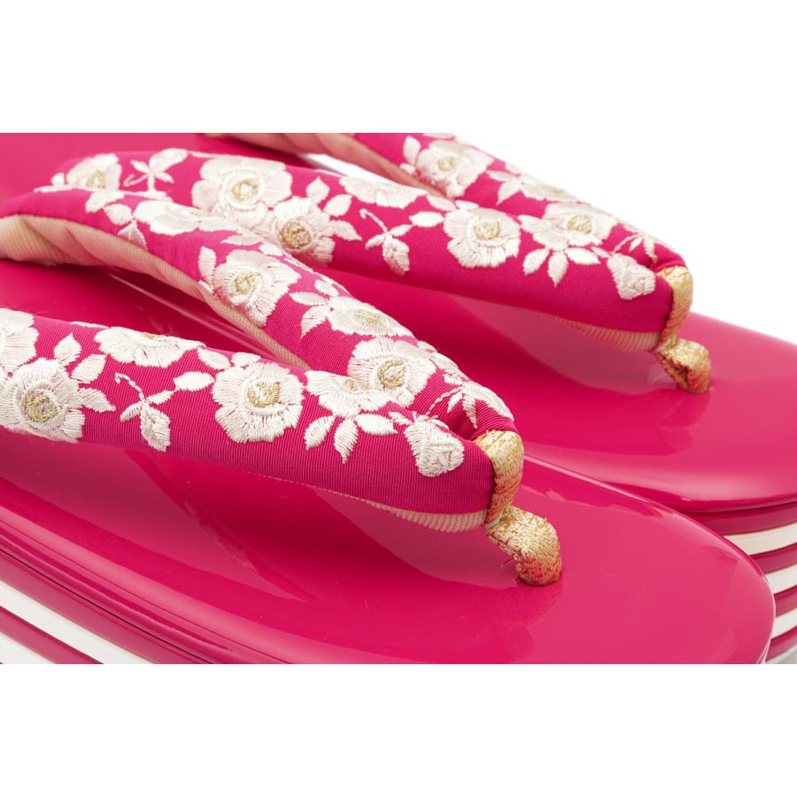 SOUBIEN（創美苑） 草履 成人式 レディース 厚底 振袖 fussa ピンク