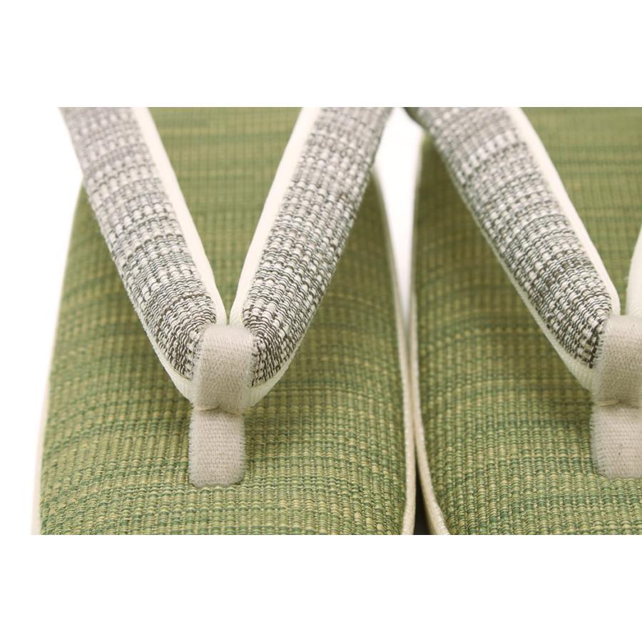 SOUBIEN（創美苑） 草履 レディース 女性 岩佐謹製 黄緑色 グリーン