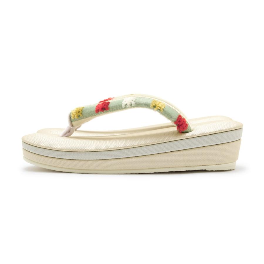 SOUBIEN（創美苑） 草履 レディース 女性 岩佐謹製 白茶色 ライト