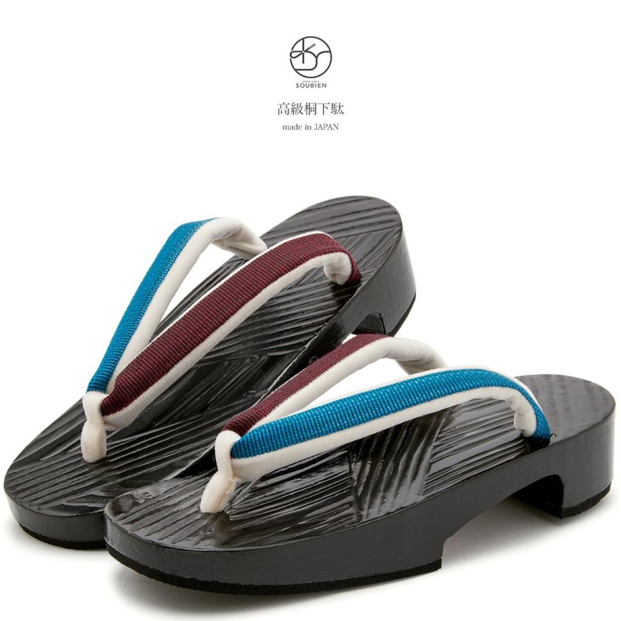 送料無料 下駄 レディース 創美苑オリジナル 焦茶色 青 赤 縞 格子 鎌倉彫 漆塗り ホースヘアー 桐 右近 小判型 夏向け 女性用 日本製 M L 内祝い Kwsrbd Com