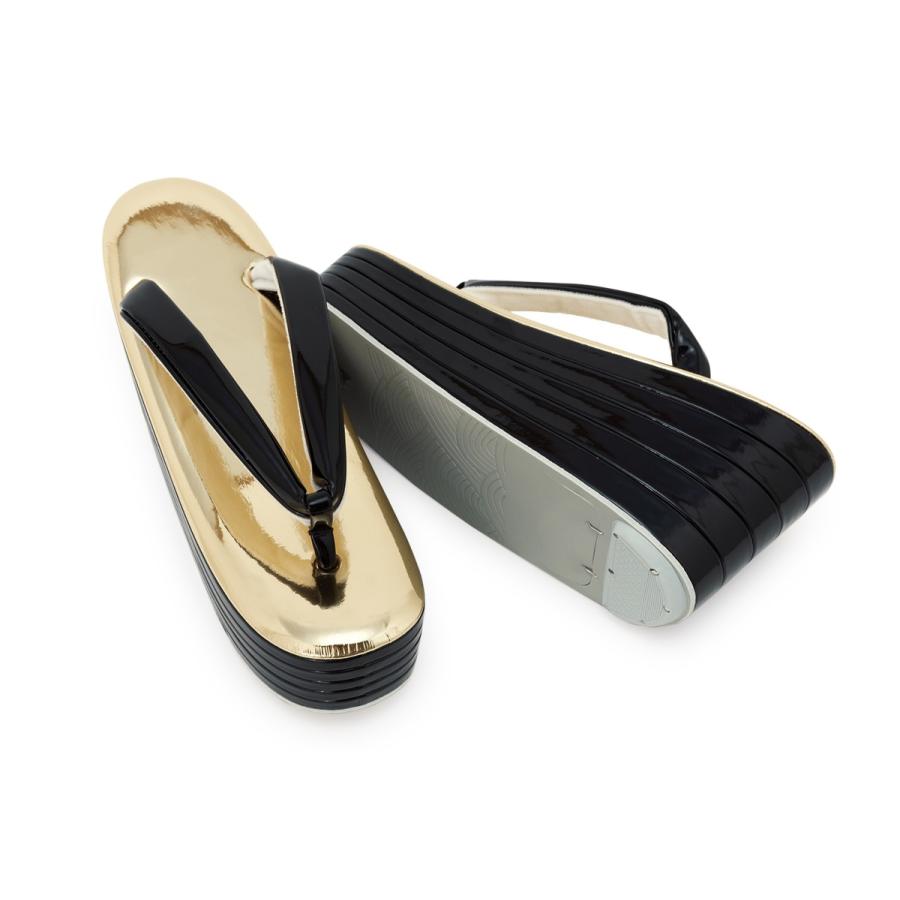 SOUBIEN（創美苑） 草履 成人式 レディース 厚底 振袖 金色 ゴールド