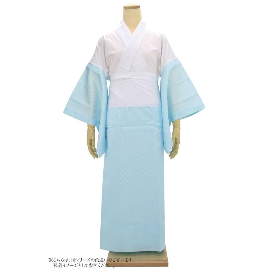 二部式長襦袢 桃色 ピンク 七宝 仕立て上がり 半衿付 衣紋ぬき付 半襦袢 裾除 小紋 和装小物 洗える長襦袢 着付け小物 | SOUBIEN | 02