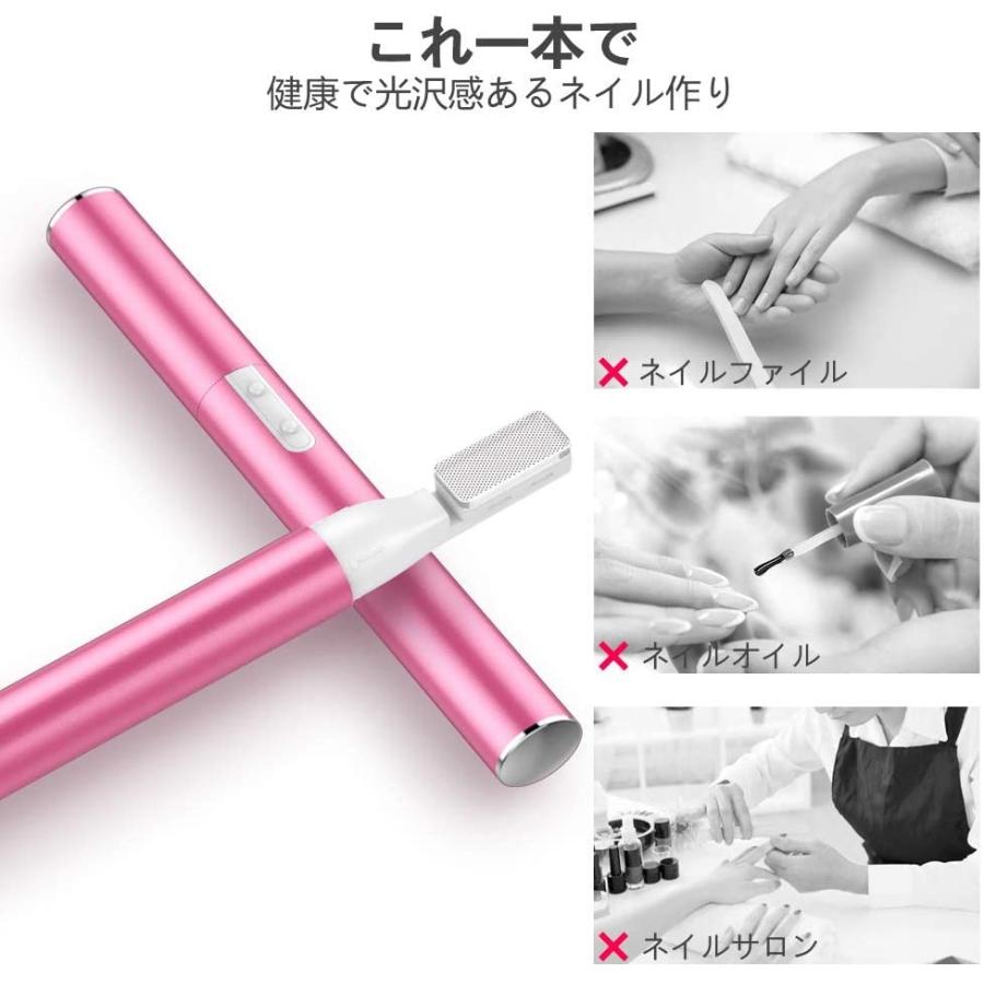 電動ネイルケア 爪やすり 爪切り 爪磨き 最新ナノガラス採用 ネイルポリッシュ 手足とも使える 着替えアタッチメント付き 電池式 ネイルポリ Prettyfunnyballoons Com