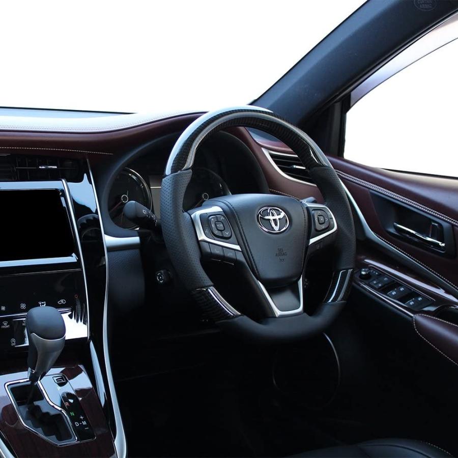 Real レアル ステアリングハリアー 60系 プレミアムシリーズ ブラックカーボン U60 Bkc Bk Jsonic Ca