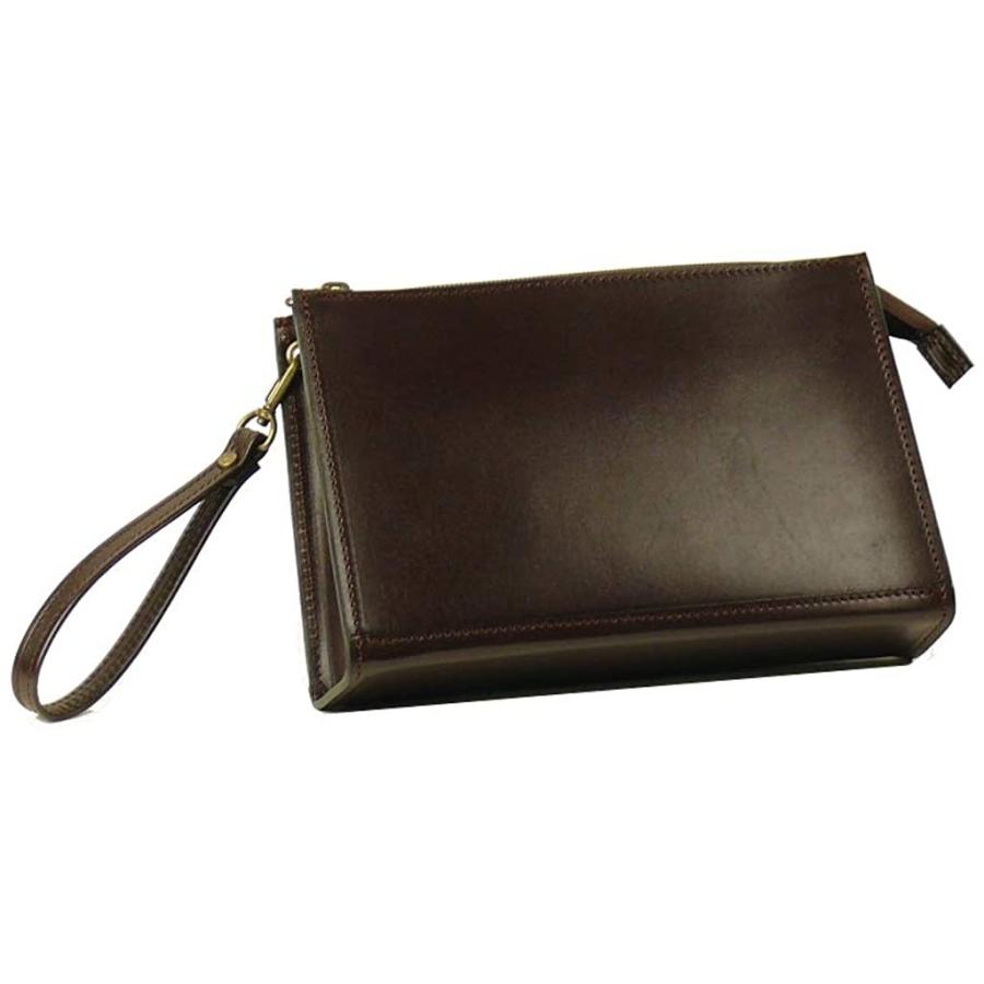 爆安プライス 淡路かばん工房 本革メンズポーチ スムース革 チョコ 牛革仕様仕様 ファスナーポーチ 人気満点 Lewisfamilyinsurance Com