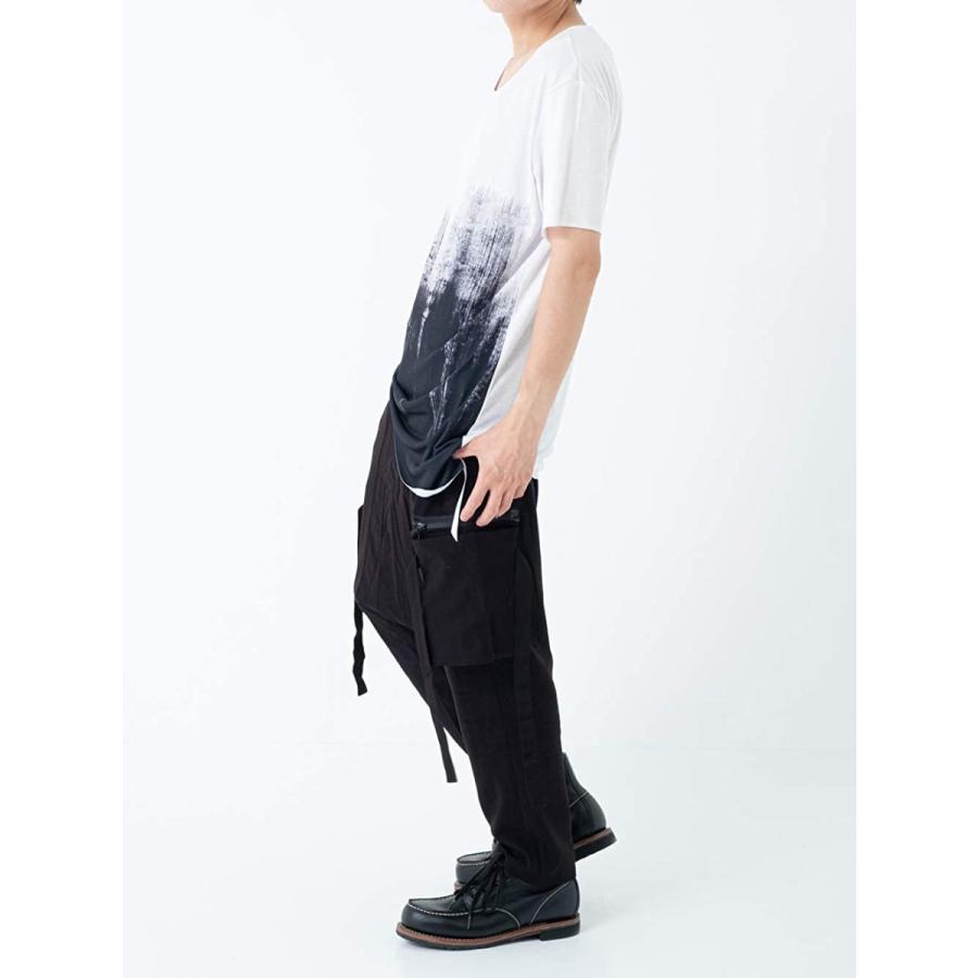 注目の アズスーパーソニック カットソー ロング丈 アシメ グランジプリント メンズ ホワイト F 残りわずか Clinicagastroservice Com Br