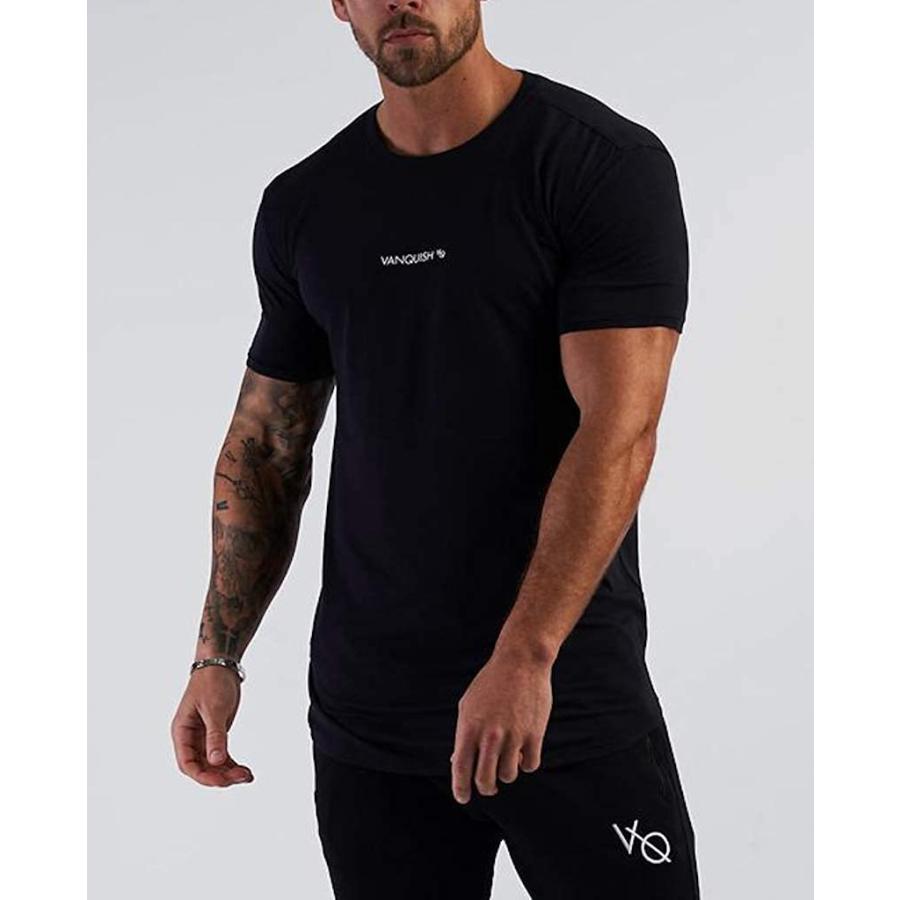 楽天ランキング1位 Vanquish Fitness バンキッシュフィットネス Tシャツ Vanquish Core Men S Black Short Sleeved 総合物流net 通販 Yahoo ショッピング 代引不可 Clearchannel Com Br
