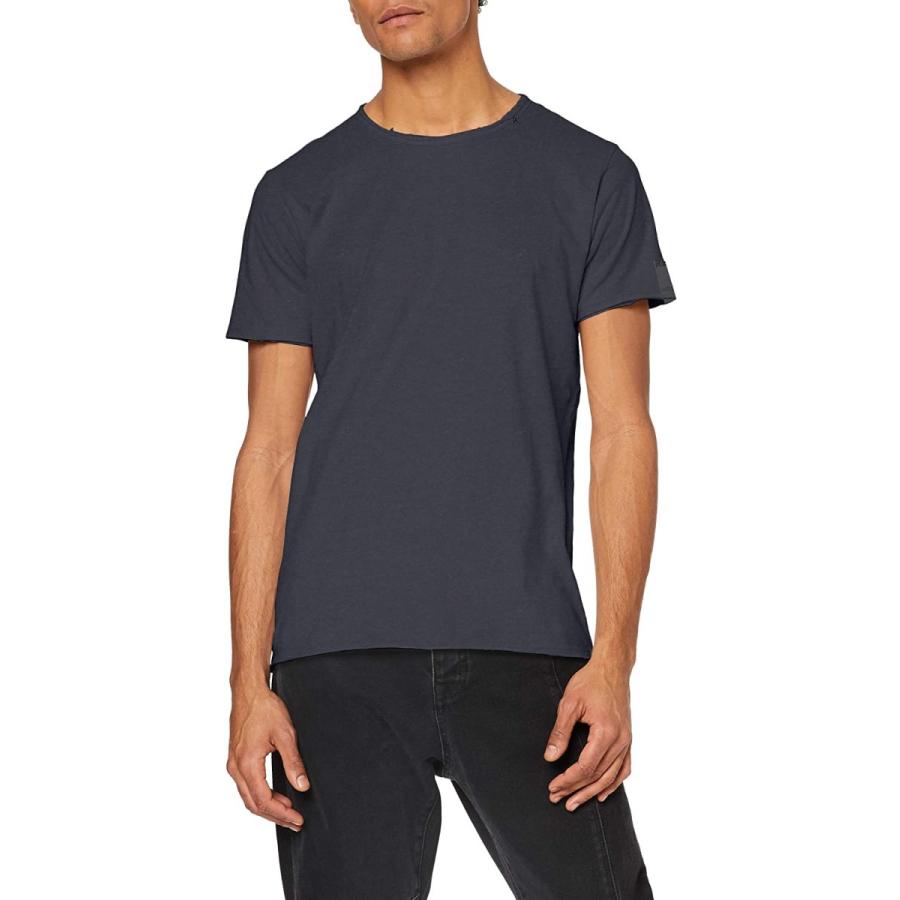 希少 リプレイ Tシャツ ベーシックジャージークルーネックtシャツ メンズ M3590 000 2660 ミッドナイトブルー Eu Xl 日本サイズ 高い素材 Dev Bioalternativa Pt