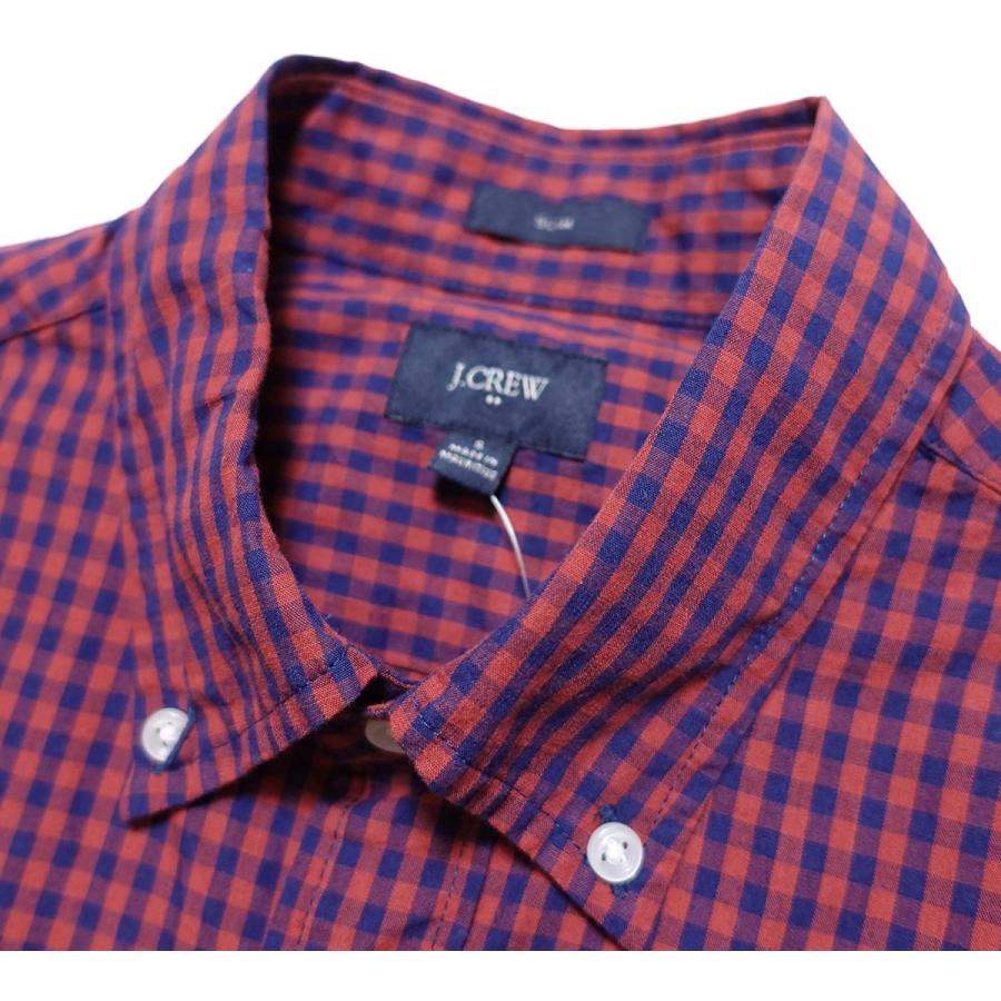 海外輸入 ジェイクルー J Crew メンズ Mens 長袖 シャツ Slim Washed Shirt In Mini Gingham ヘザー コースタル 21公式店舗 Www Mysmileteethwhitening Com