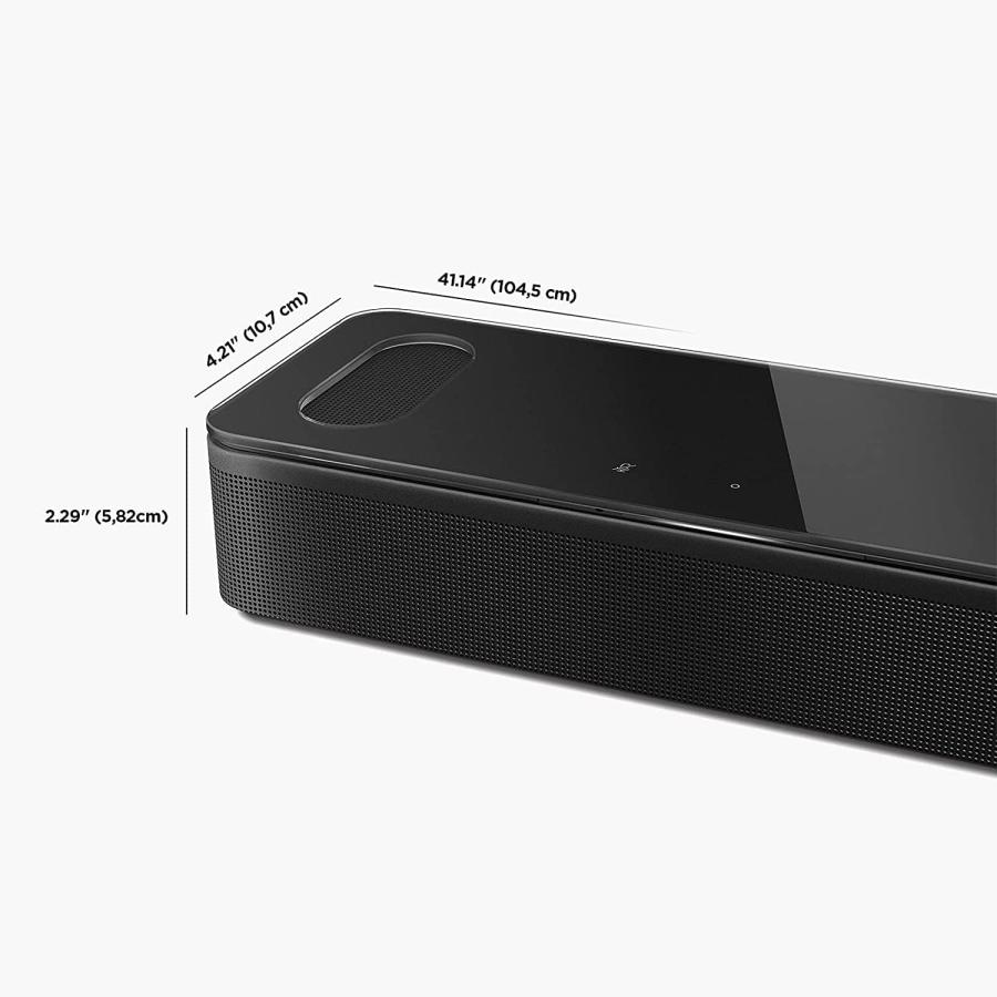 Bose Smart Soundbar 300 スマートサウンドバー Bluetooth, Wi-Fi接続 リモコン 69.5 cm (W) x 5.6 cm (H) x 10.3 cm (D) 3.2 kg Amazon Alexa搭載 ブラック｜sougouonlineshop｜03