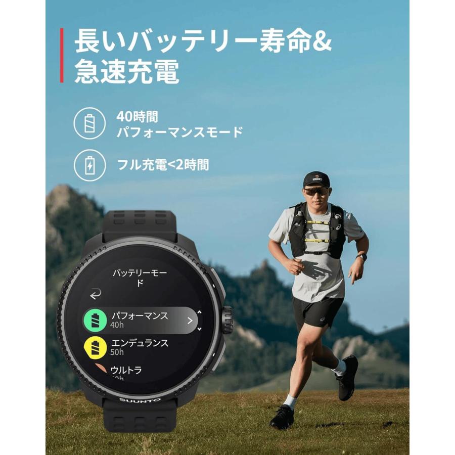 スント SUUNTO RACE ALLBLACK レース オールブラック スマートウォッチ デュアルバンド GPS 心拍計 ランニング マラソン トレイルランニング 防水 トラッカーの画像