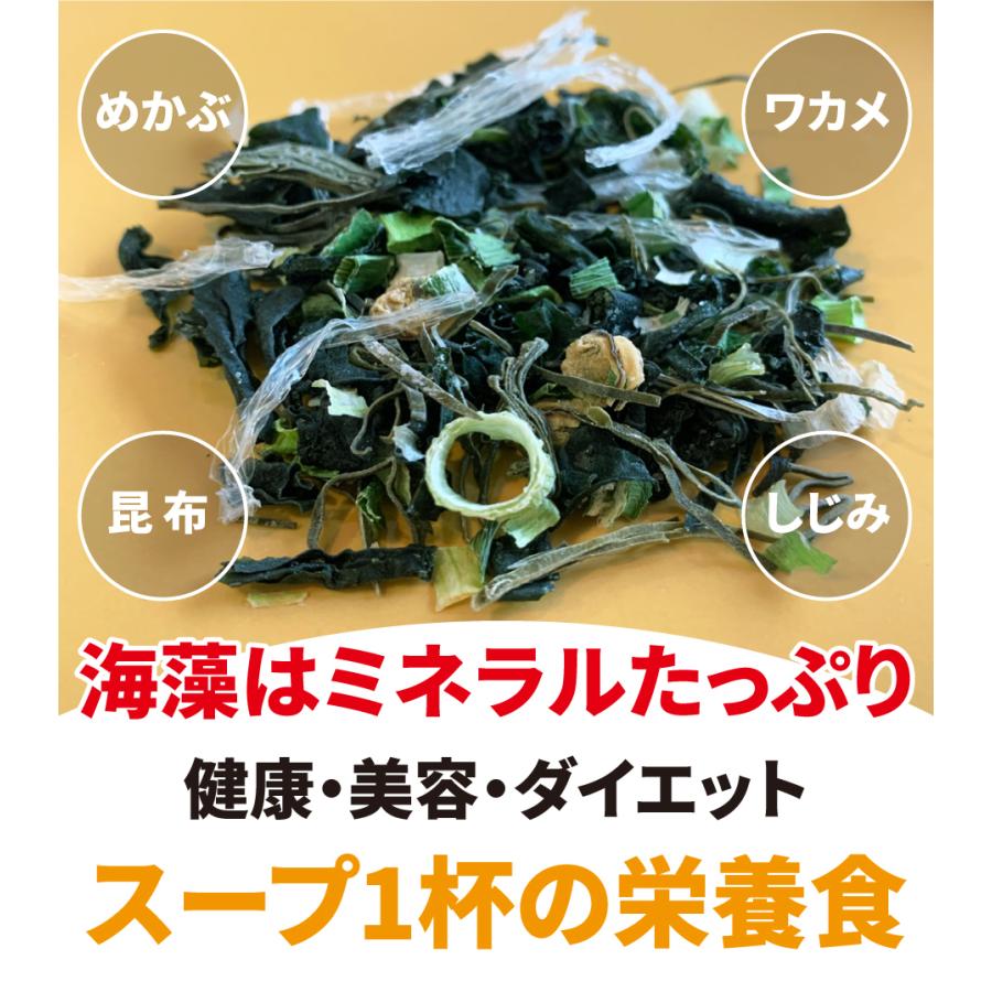 海藻トロっとスープ プレミアム しじみ がごめ昆布入り100g 2袋 チャック付き袋 約50杯分 送料無料 ポイント消化 Sc Mm 042 Y 総合食品通販 通販 Yahoo ショッピング