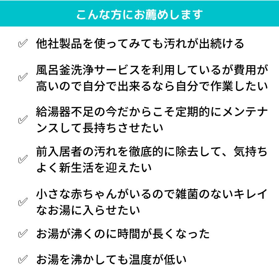 新型改良版】風呂釜洗浄剤(追い焚き配管洗浄) / プロ仕様 じゃぶじゃぶ