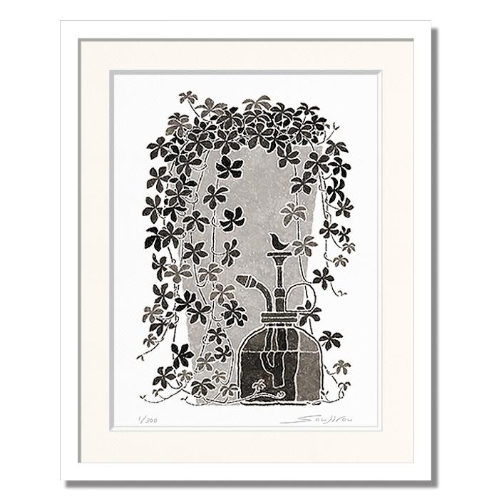 絵画 モノクロ インテリア 壁掛け 版画 アート おしゃれ ギフト 絵画 シュガーバインと霧吹き 藤谷壮仁郎 Soujirou Art Mp 005 8 Soujirou Art 通販 Yahoo ショッピング