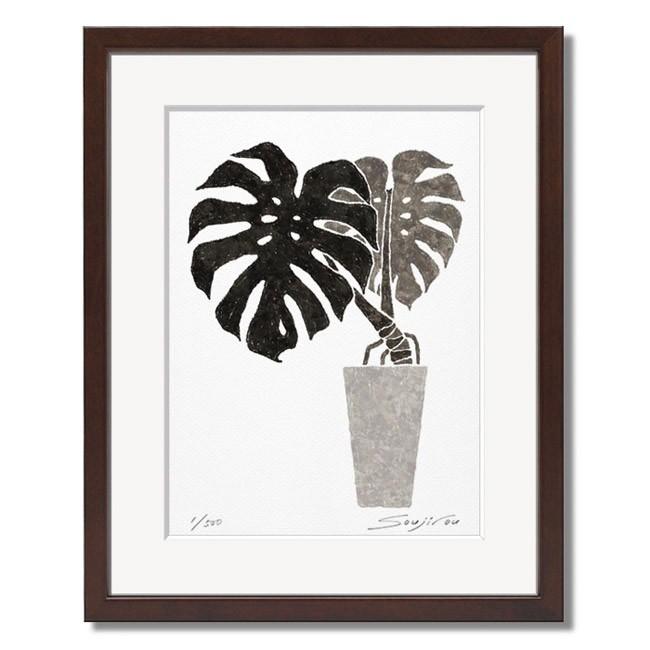絵画 モノクロ インテリア 壁掛け 版画 アート おしゃれ ギフト 額入り