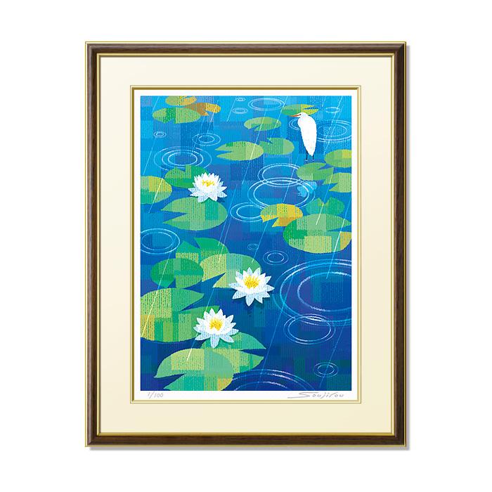 絵画 和風 壁掛け インテリア 版画 風景画 玄関 おしゃれ 絵画 時を待つ 画家 藤谷壮仁郎 Soujirou Art Wa 008 H Soujirou Art 通販 Yahoo ショッピング