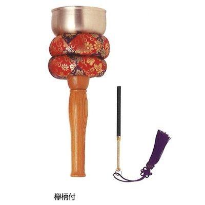 リン棒収納型印金(欅柄) リン3.5寸